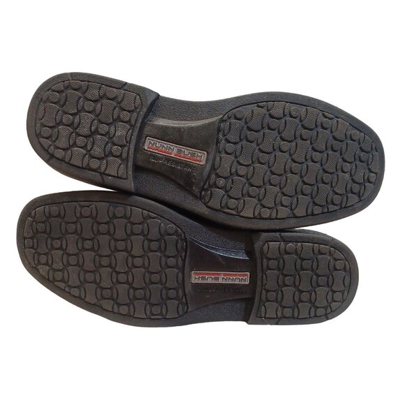 ✅NUNN BUSH BLACK LEATHER OXFORD SHOES MENS SZ 10M MANAGER COMFORT SHOE 84175-001 - Picture 3 of 13